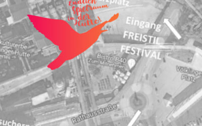 FREISTIL_FESTIVAL: Wegeplan zum Veranstaltungsort „Erzhalle“